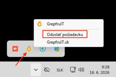 Odošlite požiadavku cez formulár